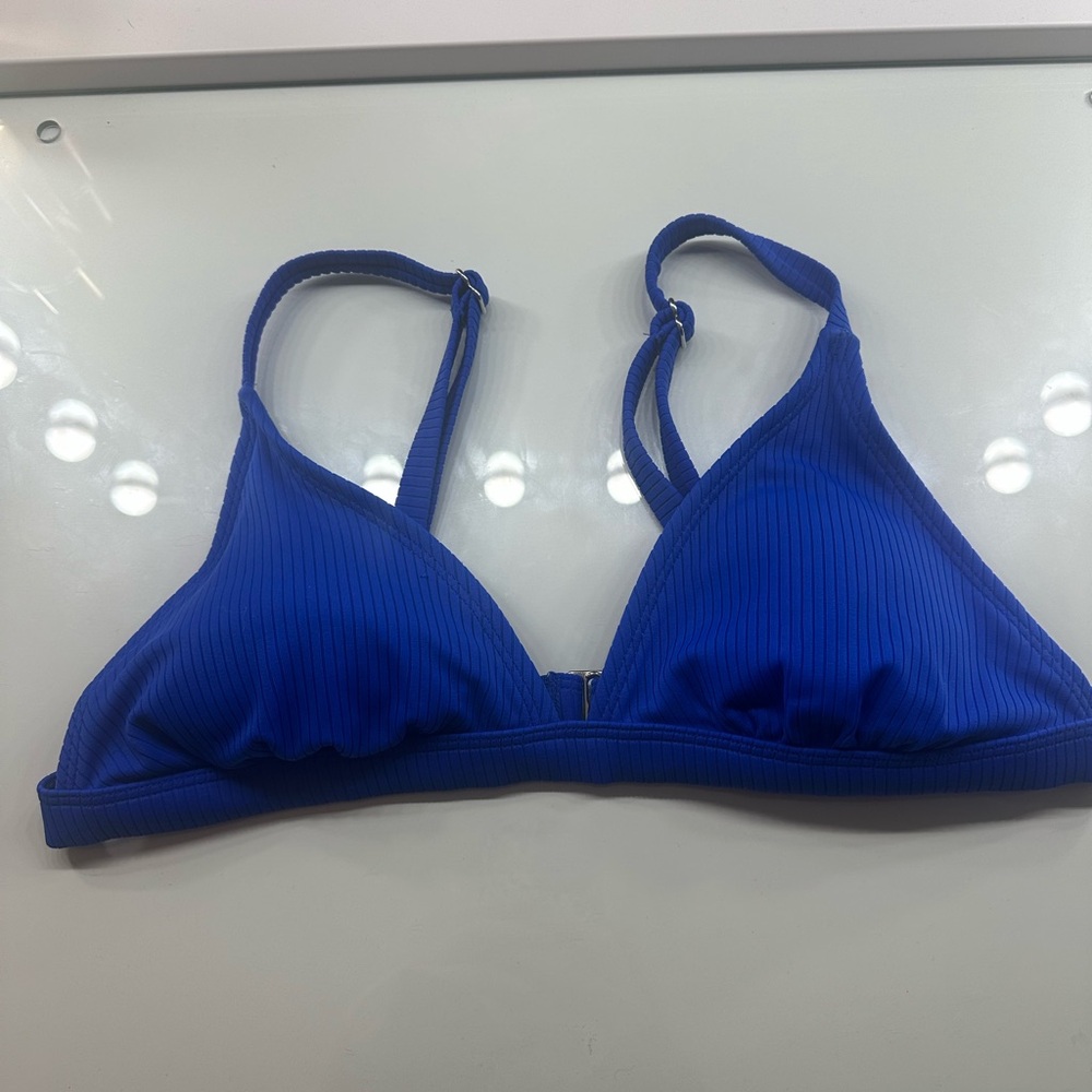 Blue bathing suit top